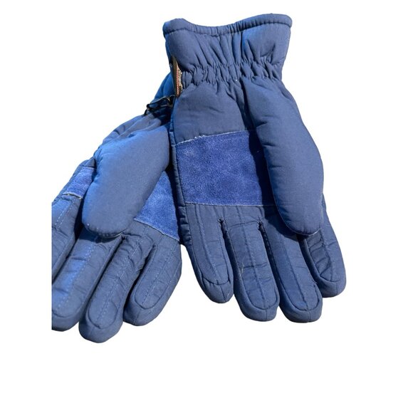 Thinsulate Man’s Gloves Large Blue with Soft Inside - Picture 3 of 7